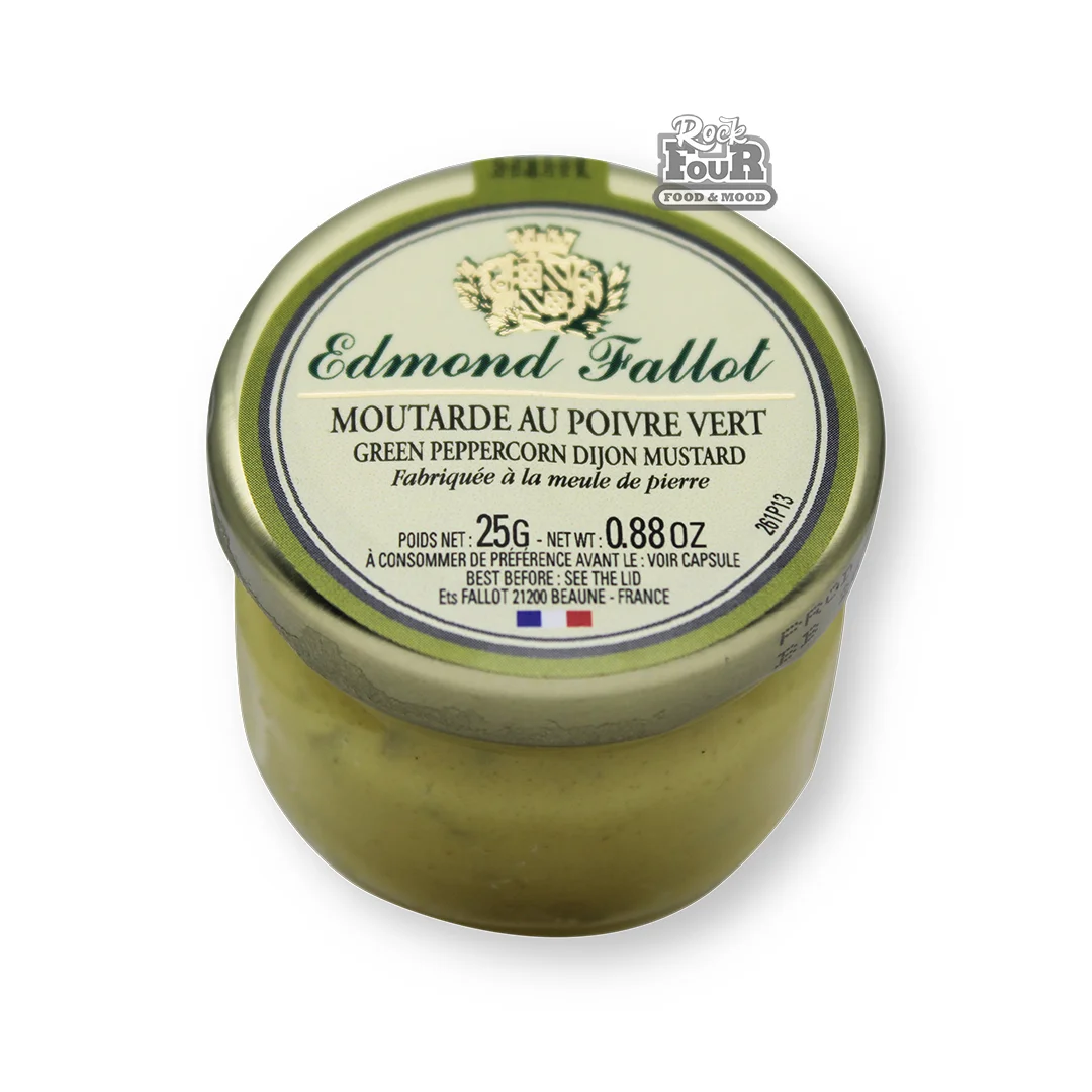 Dijon mustard with green pepper "Edmond Fallot" 25g